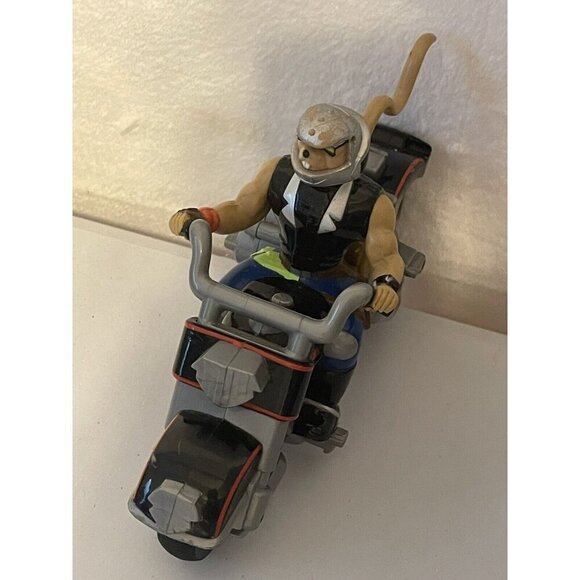 VINTAGE GALOOB THROTTLE BIKER And Bike MICE FROM MARS - Picture 13 of 16